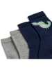 JAKO-O 2-delige set: sokken grijs/donkerblauw