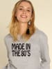 WOOOP Sweatshirt "Made In The 80s" in Grau