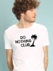 WOOOP Shirt "Do nothing club" in Weiß