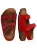 vertbaudet Leren sandalen rood
