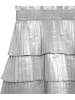 Karl Lagerfeld Kids Sukienka w kolorze srebrno-białym