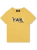 Karl Lagerfeld Kids Koszulka w kolorze żółtym