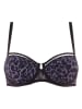 Marlies Dekkers Biustonosz balkonetka "Peekaboo" w kolorze fioletowym