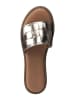 s.Oliver Slippers goudkleurig