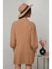 Soft Cashmere Gebreide jurk camel