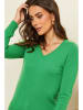 Soft Cashmere Kaszmirowy sweter w kolorze zielonym