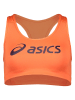 asics Biustonosz sportowy "Core" w kolorze pomarańczowym