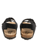 billowy Skórzane sandały w kolorze czarnym