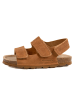 billowy Skórzane sandały "Rosso" w kolorze jasnobrązowym