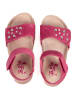 billowy Skórzane sandały "Rosso" w kolorze różowym