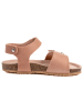 billowy Skórzane sandały "Rosso" w kolorze jasnoróżowym