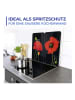 Wenko 2-delige set: fornuisafdekplaten "Klaprozen" - (L)30 x (B)52 cm