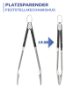 Wenko Grilltang zilverkleurig - (B)45 x (D)5 cm