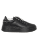 Patrizia Pepe Leder-Sneakers in Schwarz