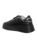 Patrizia Pepe Leder-Sneakers in Schwarz