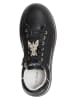 Patrizia Pepe Leder-Sneakers in Schwarz