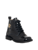 Patrizia Pepe Leder-Boots in Dunkelblau