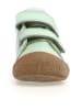 Naturino Skórzane buty "Coco" w kolorze zielonym do nauki chodzenia