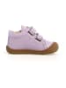 Naturino Skórzane buty "Coco" w kolorze fioletowym do nauki chodzenia
