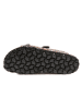 billowy Klapki w kolorze czarnym ze wzorem
