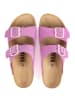 billowy Leren slippers paars