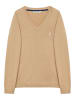 Polo Club Pullover in Hellbraun