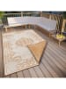 NORTHRUGS Outdoor-Wendeteppich "Cebu" in Ocker/ Creme