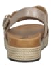 bama Leder-Sandalen in Beige