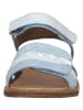 bama Leder-Sandalen in Hellblau