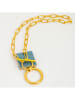 MENTHE À L'O Vergold. Halskette mit Anhänger - (L)42 cm