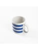 SCALPERS 4-delige set: koffiekoppen wit/blauw - 360 ml