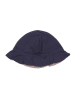 COPENHAGEN COLORS Dwustronna czapka w kolorze granatowo-beżowym z daszkiem