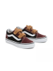 Vans Skórzane sneakersy "Old Skool V" w kolorze czarno-brązowym