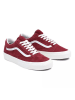 Vans Skórzane sneakersy "Old Skool" w kolorze czerwonym