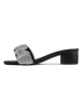 loft37 Slippers "Belong To Me" zwart/zilverkleurig