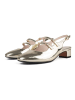 loft37 Leder-Pumps "Ciao Amore Ciao" in Gold