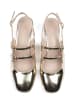 loft37 Leder-Pumps "Ciao Amore Ciao" in Gold