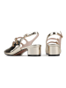 loft37 Leren pumps "Ciao Amore Ciao" goudkleurig