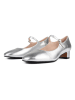 loft37 Leren pumps "Fall In Love" zilverkleurig