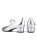 loft37 Leder-Spangenpumps in Silber