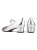 loft37 Leren pumps "Fall In Love" zilverkleurig