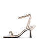 loft37 Leren haksandalen "Hypnotic" goudkleurig
