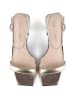 loft37 Leren haksandalen "Hypnotic" goudkleurig