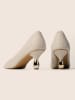 loft37 Leren pumps "Italian Job" crème