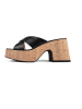 loft37 Leren slippers "It's No Secret" zwart