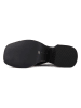 loft37 Leder-Pantoletten in Schwarz/ Beige