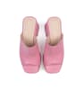 loft37 Leren slippers "Los Amores" lichtroze