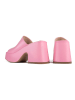 loft37 Leren slippers "Los Amores" lichtroze