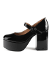 loft37 Leder-Pumps "Stay With Me Tonight" in Schwarz