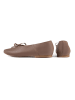 loft37 Leder-Ballerinas "Find The Way" in Hellbraun
